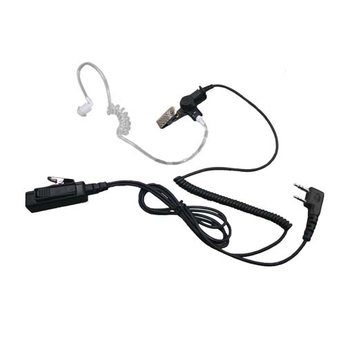 建伍KENWOOD原裝耳機KHS-8BL 透明導管耳機 對講機耳機